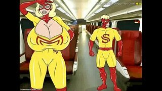 Atender e Foda Super-Heroína Hijinks 1 parte 1